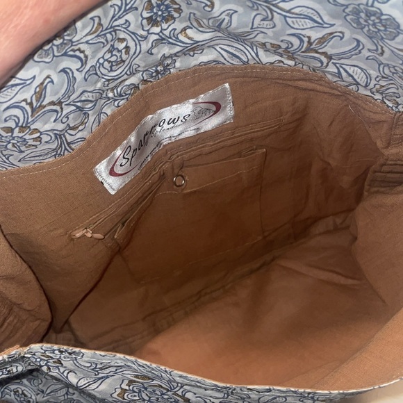 🤍 Boho Cotton purse/bag Sparrows of Splendor - Picture 8 of 9